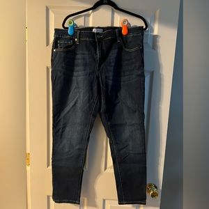 Kancan dark wash skinny jeans size 3xl